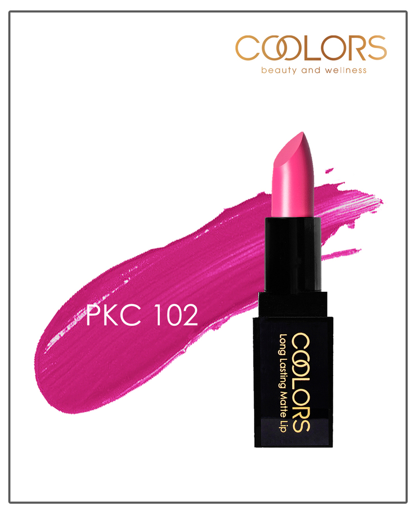 COOLORS Long Lasting Matte Lipstick (BEC101)