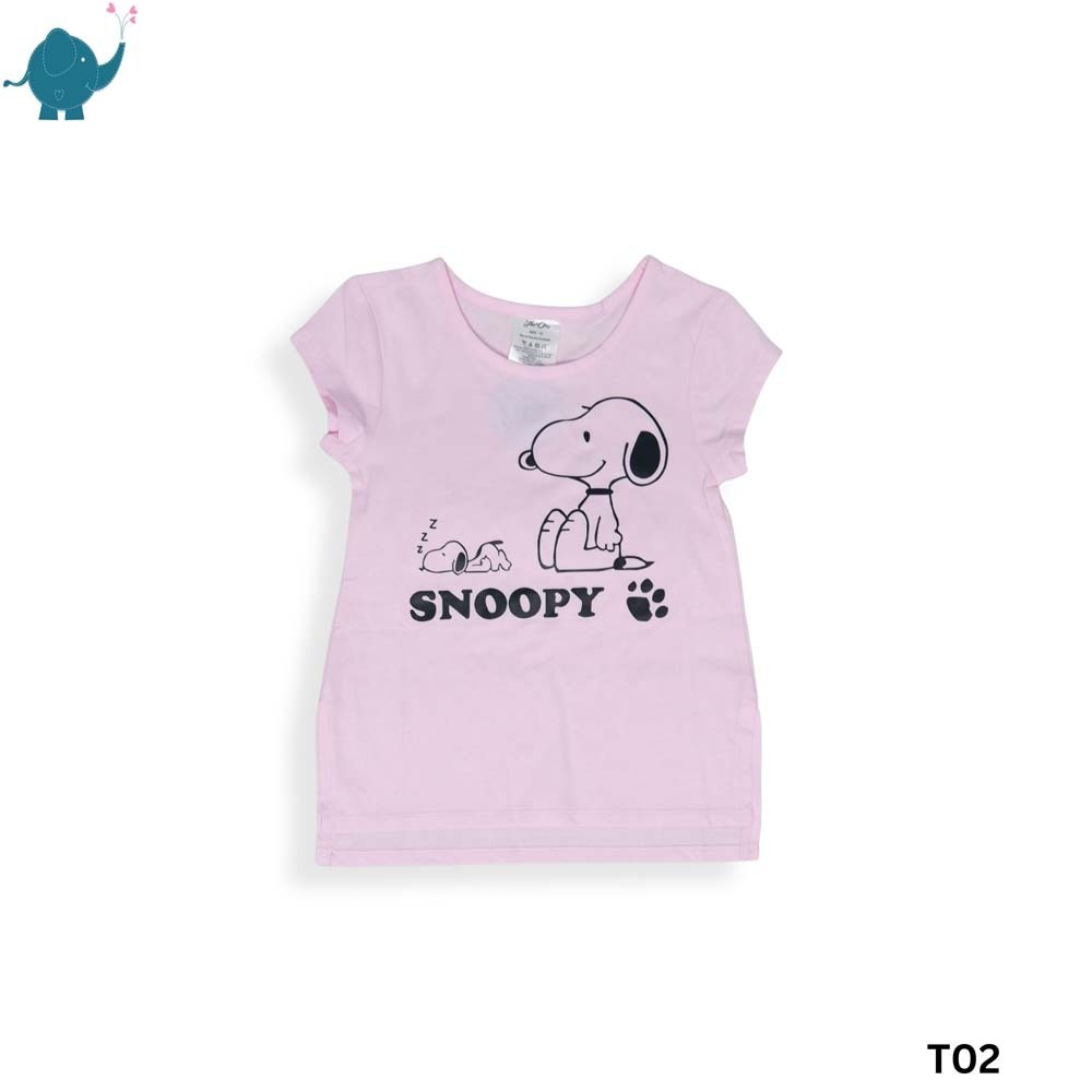 Max & Mia Girl Printed T-Shirt T02 Pink 3T