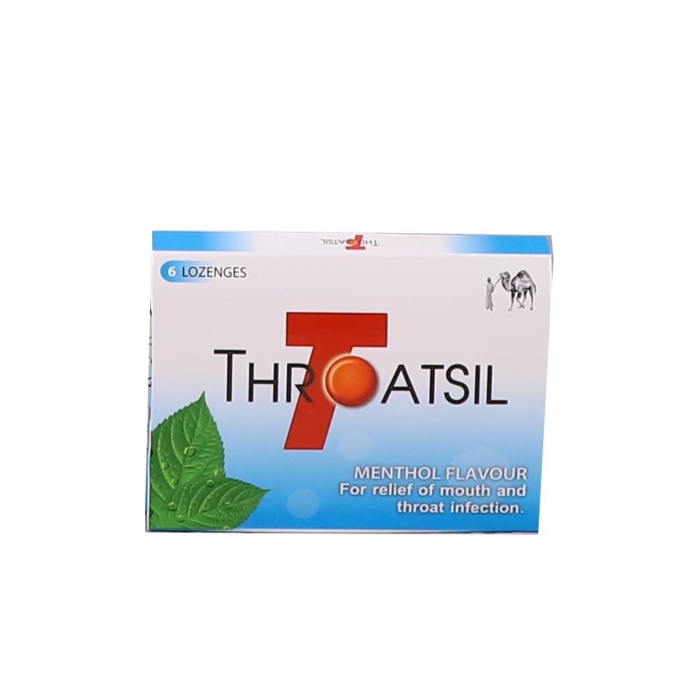 Throatsil Lozenges Menthol 6`S