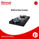 Rinnai Built-In Gas Cooker RB-7302S-GBS Black