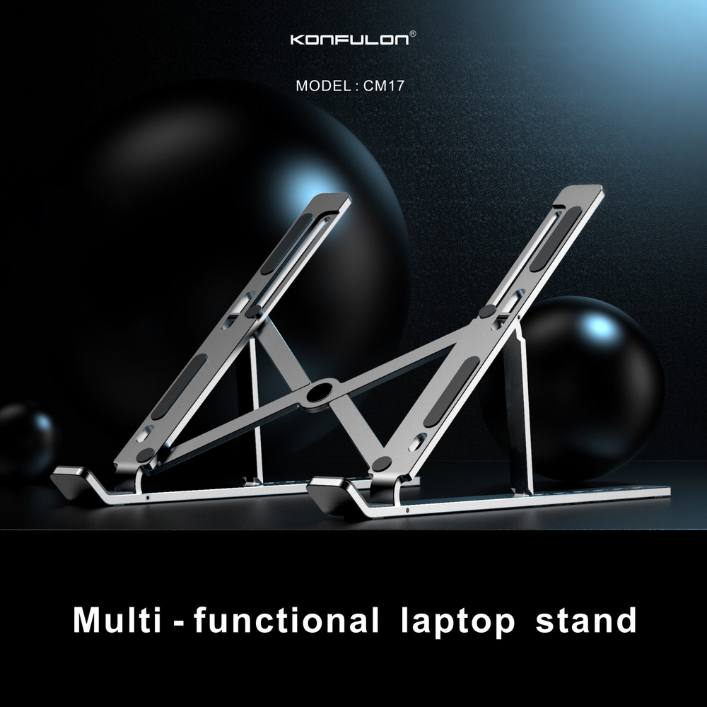 Konfulon CM-17 (Laptop Stand) Black