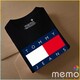 memo ygn Tommy Jeans unisex Printing T-shirt DTF Quality sticker Printing-Black (Medium)