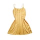 Bambi Lady Silk Night Dress AA0031 Gold Large