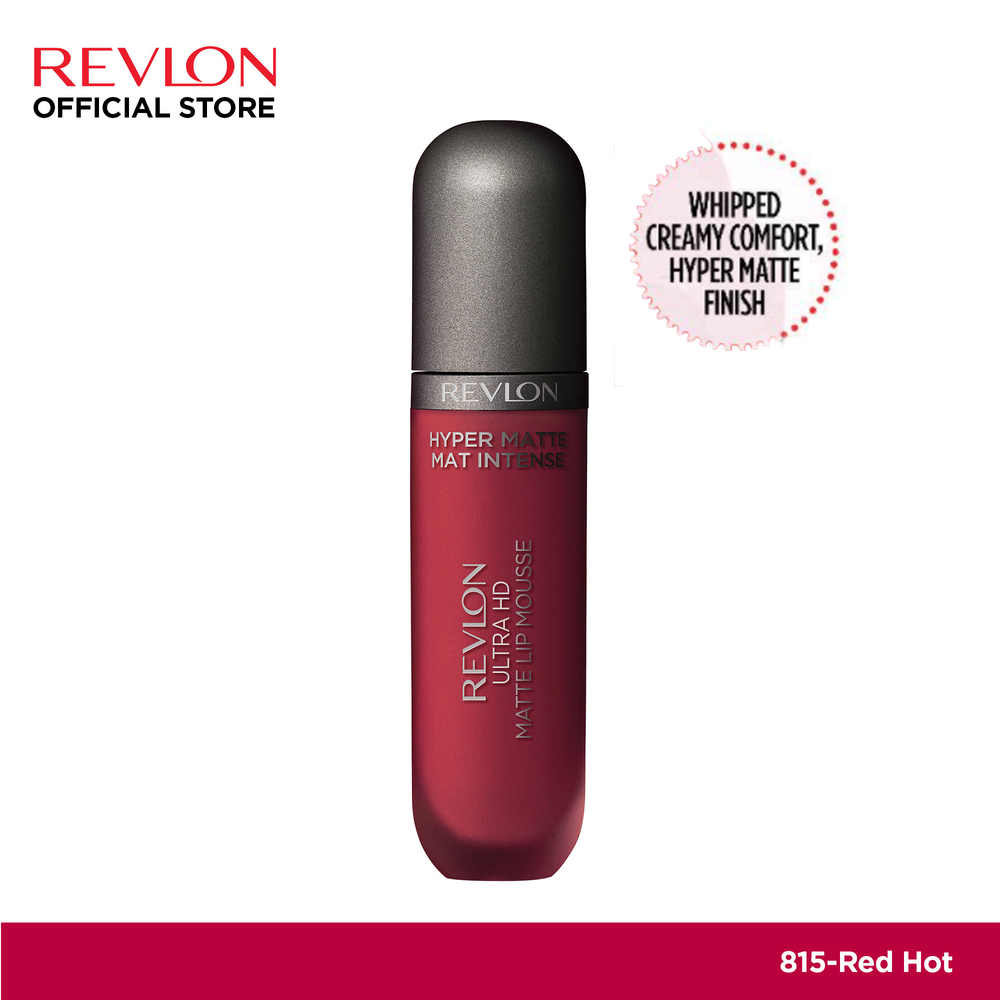 Revlon Ultra HD Matte Lip Mousse 5.9ML (815 Red Hot)