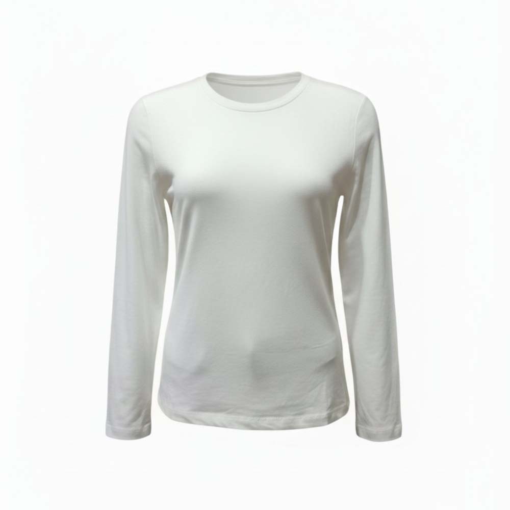 223204101022 Bossini Ladies T-Shirt FW 22 White ( L )