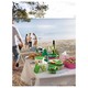 Ikea Pruta Food Container, Set Of 17, Transparent/Green 301.609.64