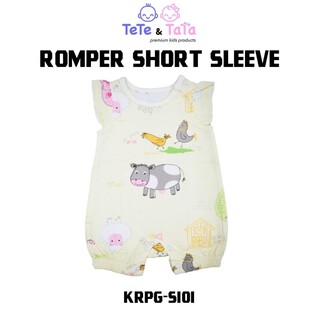 Tee RayKid Romper Short Sleeve KRPG-S101 (3-6Month) White