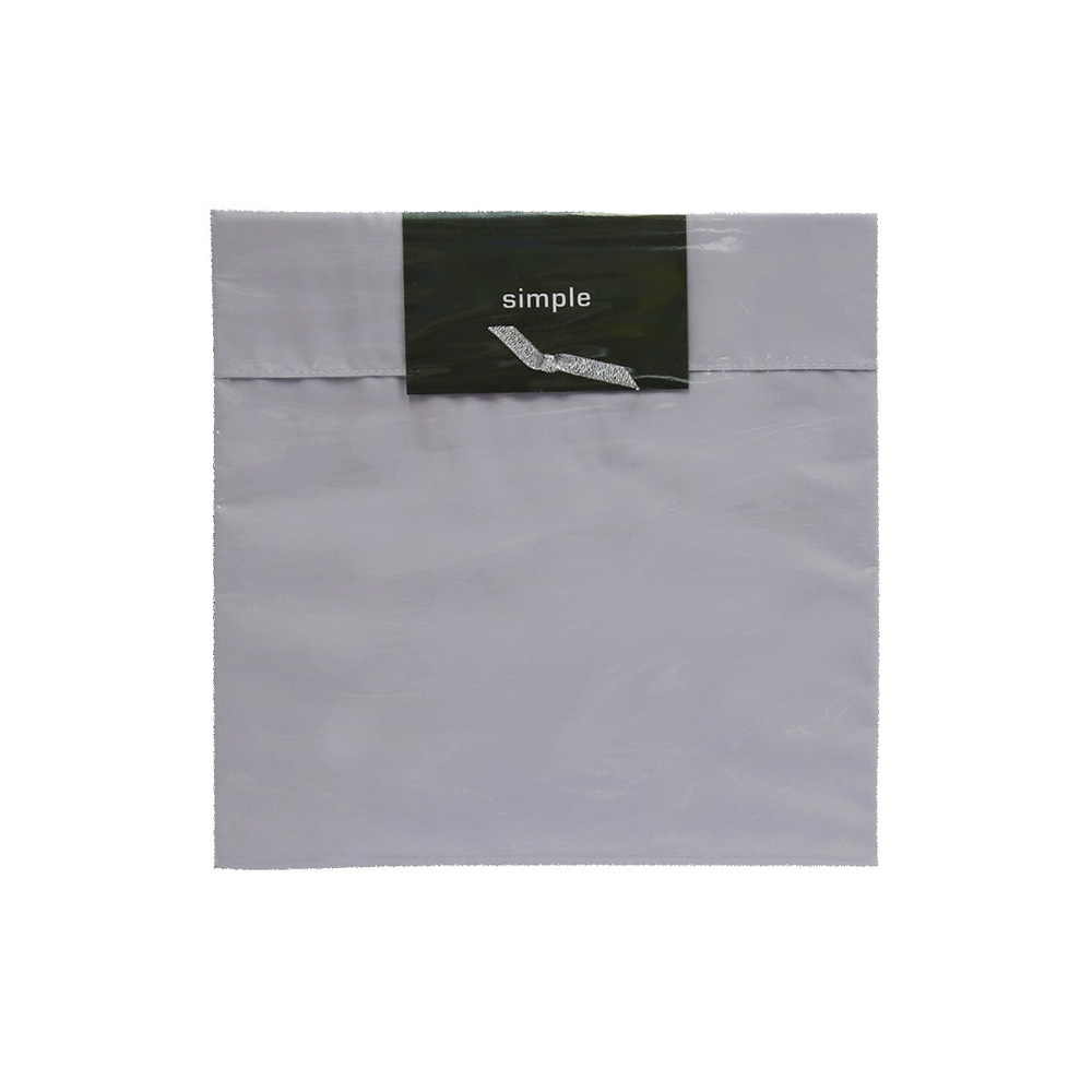 Simple Bolster Case 1PCS 25x40IN L-Gray