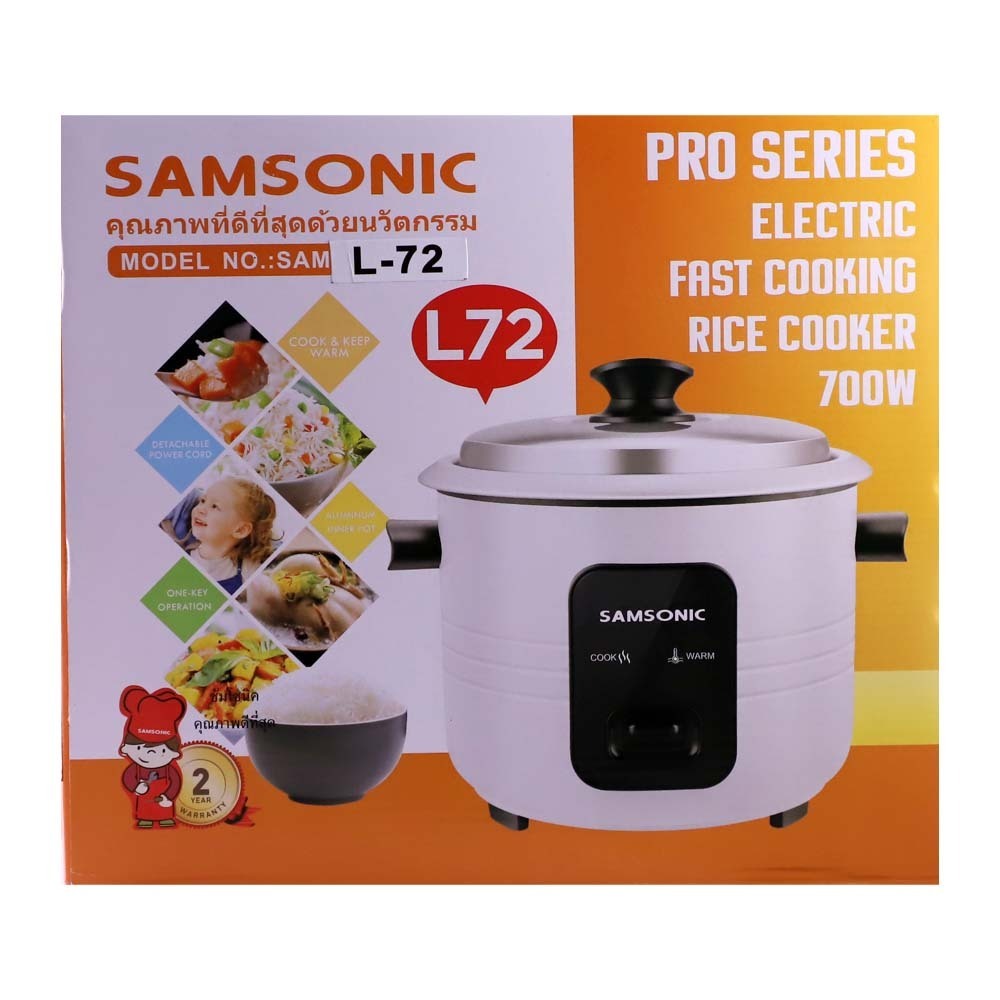 Samsonic Rice Cooker 1.8LTR L-72