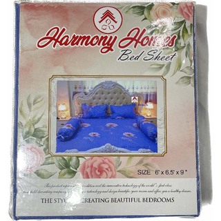 Harmoy Homes Bed Sheet Double (6' x 6.5' x 9") HH Double 251