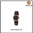 Casio Women Watch CLTP-V002GL-1B Cherry Oo
