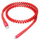 NEW U78 Cotton Treasure Elastic Charging Data Cable For Micro/Red