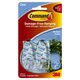 3M Command Damage Free Hanging 2Hooks 4 Medium Strips 100597371 (17091Clr)