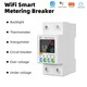 Tuya WiFi Intelligent 63A Circuit Breaker Backlit Single SMT0001033S