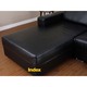 Winner Polly PVC Sofa L-Shape/L Black