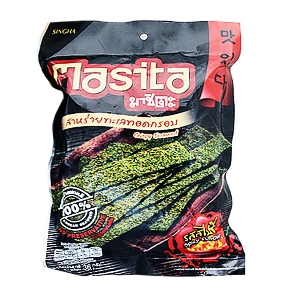 Masita Seaweed Snack Spicy Flavour 36G