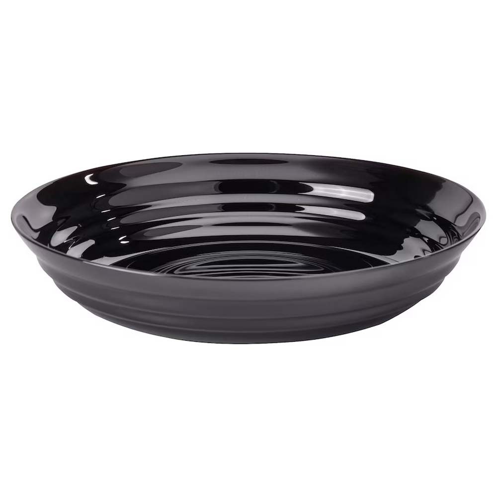 Natbarb Deep Plate Black 19 CM