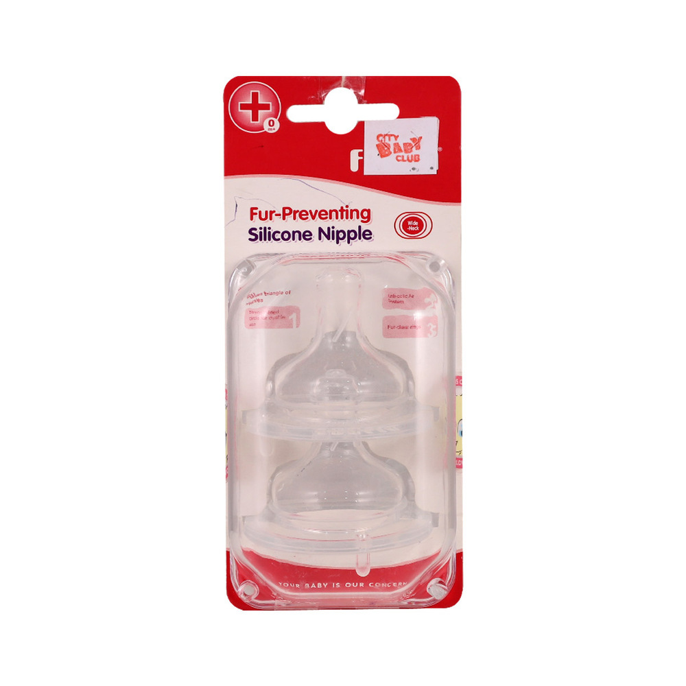 Farlin Silicone Nipple Wide Neck P-4 (0M+)