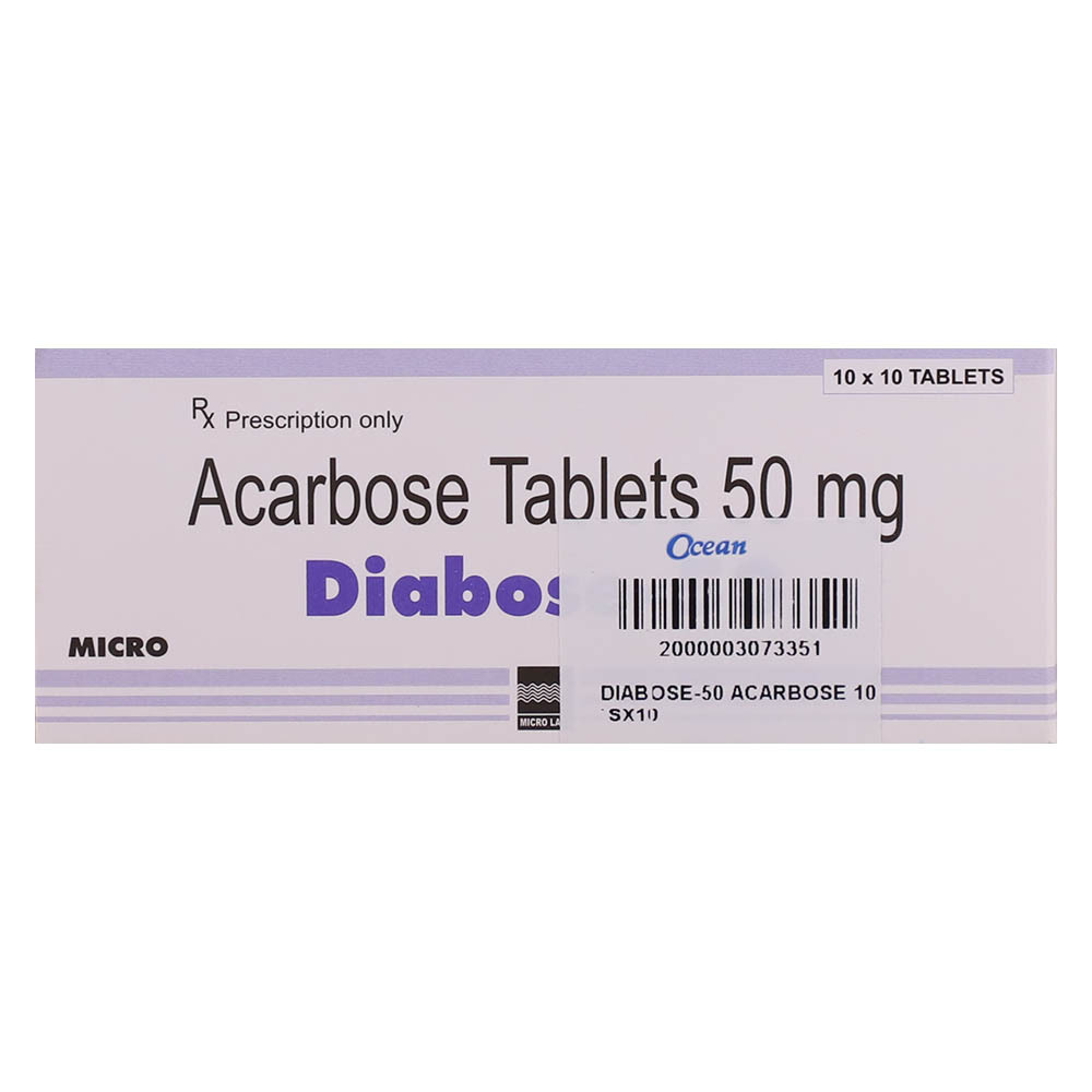 Diabose-50 Acarbose 10Tabletsx10