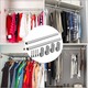 Jaramy Stainless Steel Closet Hanger Rod 76 CM - 2 Sets