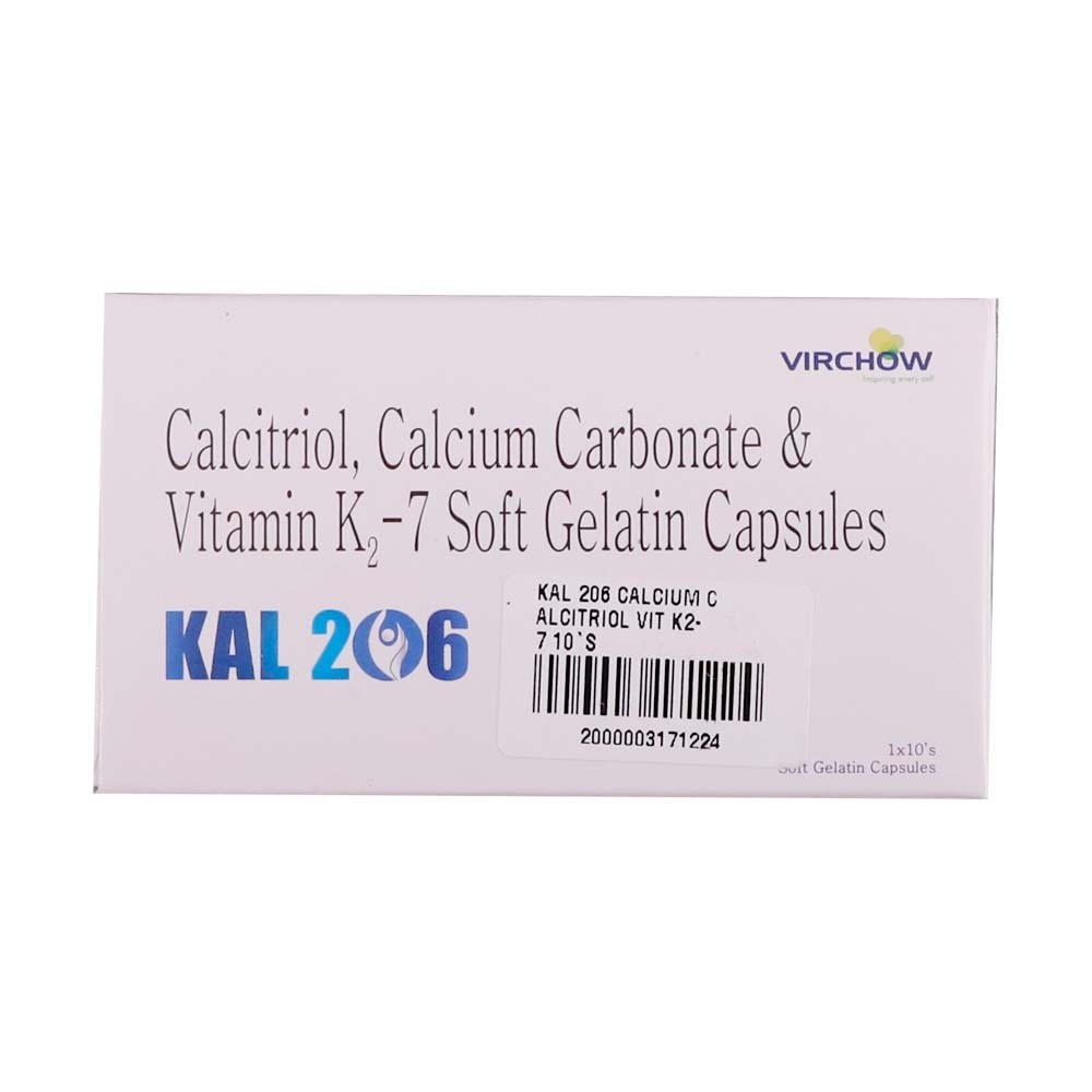 Kal 206 Calcium Calcitriol&Vit K2-7 10PCS