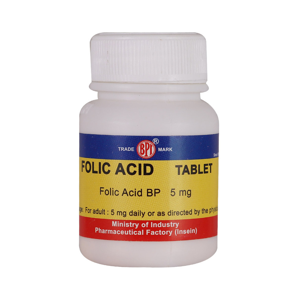 BPI Folic Acid 100Tablets