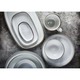 Ikea Gladelig Plate, Grey, 12X7 CM 604.571.57