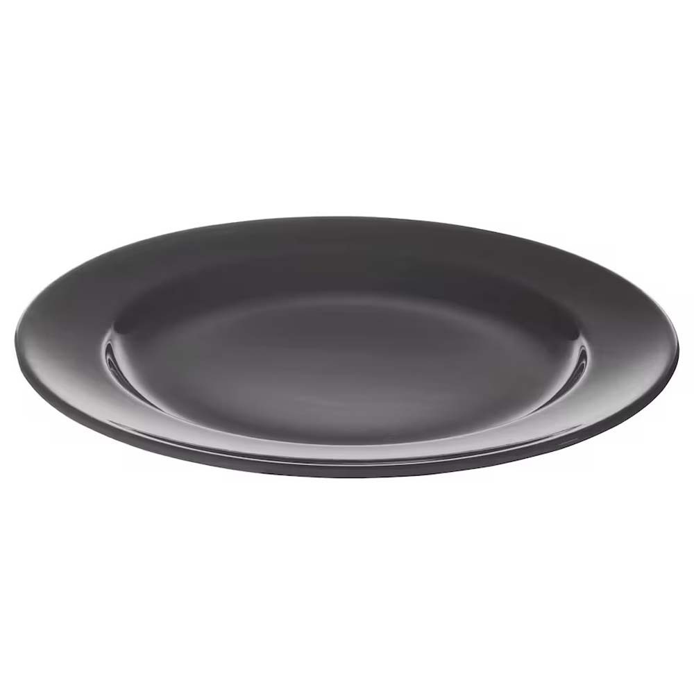 Ikea Vardagen Plate, 26 CM Dark Grey  602.892.82