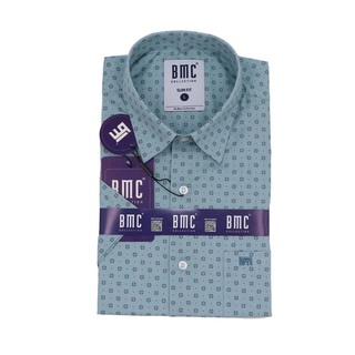 BMC Men Slimfit Shirt Short Sleeve 2330072 Brick XL