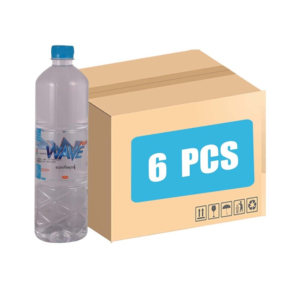 Wave Plus Purified Drinking Water 1LTRx6PCS