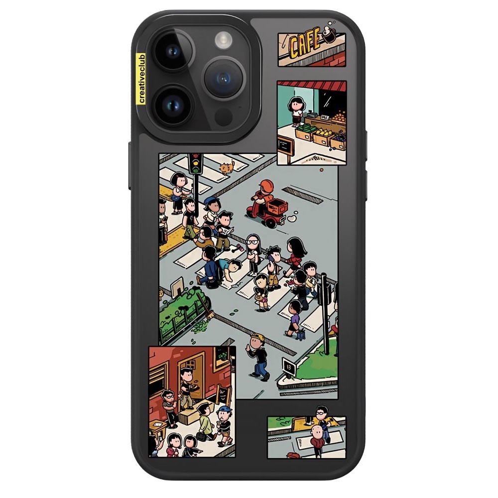 Strangers Phone Case (Black) iPhone 13 By Creative Club Myanmar