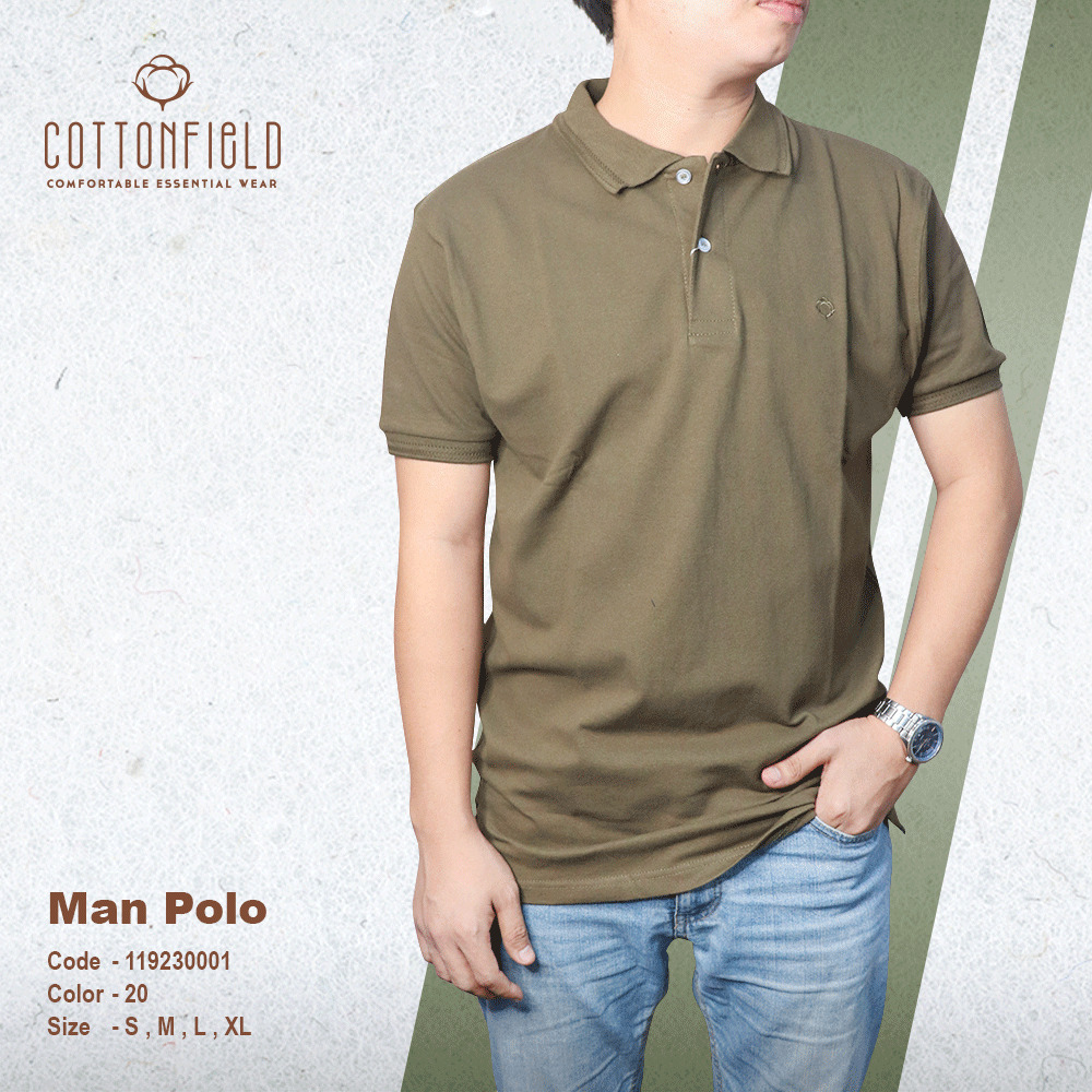 Cottonfield Men Polo Shirt C20 (Large)