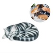 Gue Pet Cat Sleeping 3D Mat Gray & White