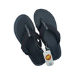Sin Pauk Men Leather Slipper SPM-025-A Black (No-46)