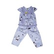 Bambi Baby Night Wear Silk Cotton One Set BAMBI_BABY04_3 Grey (4 Years)