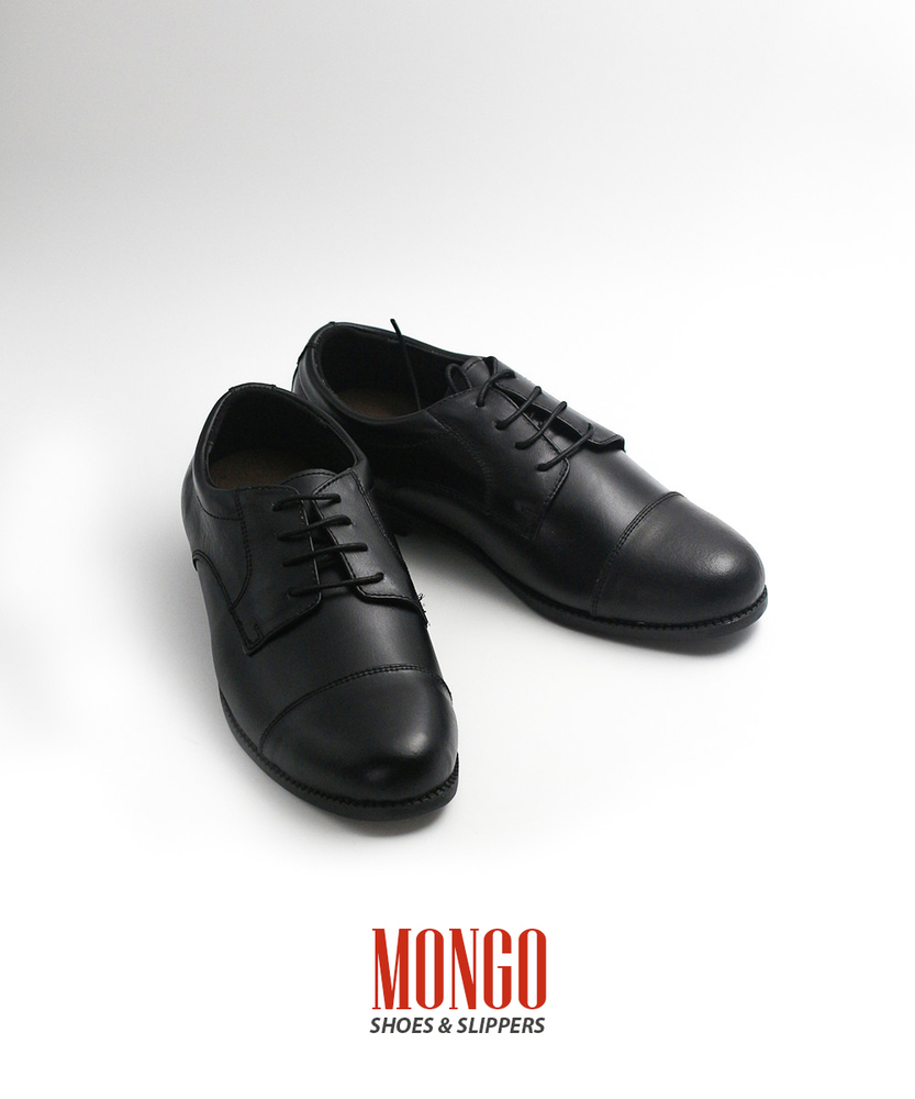 Mongo Almond Toe Shape Derby Shoe (Black) (Size - JP 26)