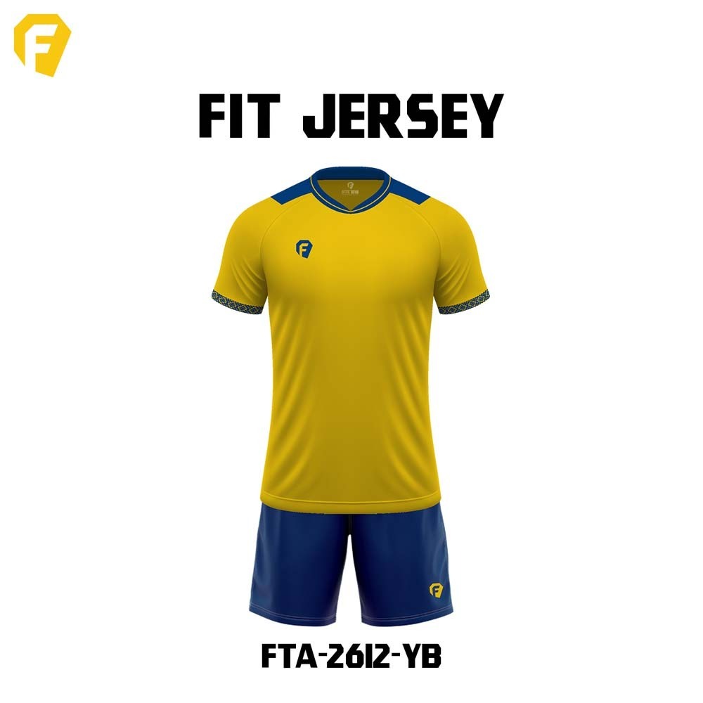 Olympic Fit Jersey FTA-2612-Yellow Medium