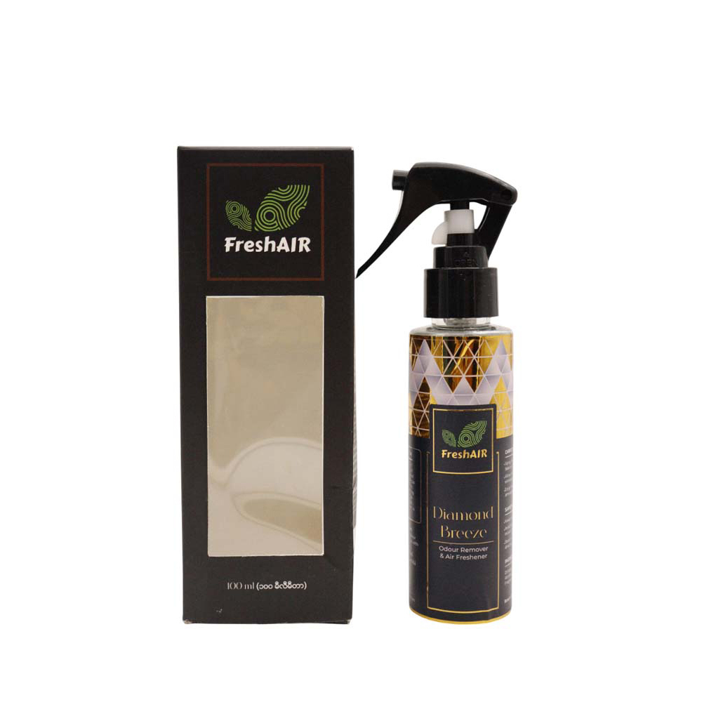 Fresh Air Odour Remover & Air Freshener (Diamond Breeze) 100ML