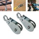 Jaramy Lifting Wheel Snatch Pulley 50MM 2IN  2PCS Set