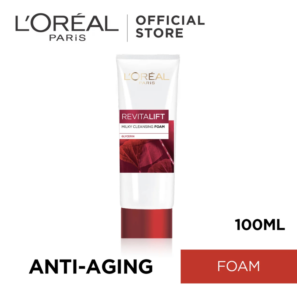 Loreal Revitalift Anti-Aging Milky Facial Cleansing Foam  100ML