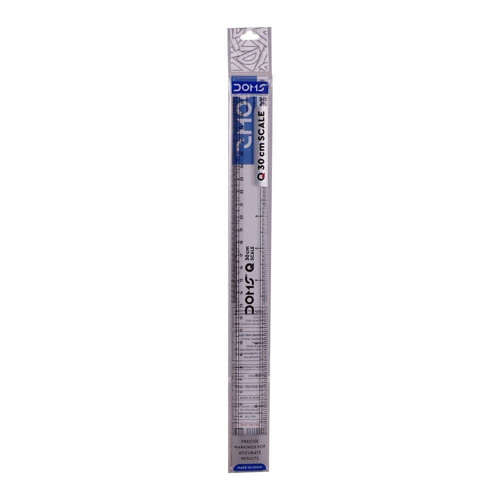 Doms Q 30Cm Scale Ruler NO.3408