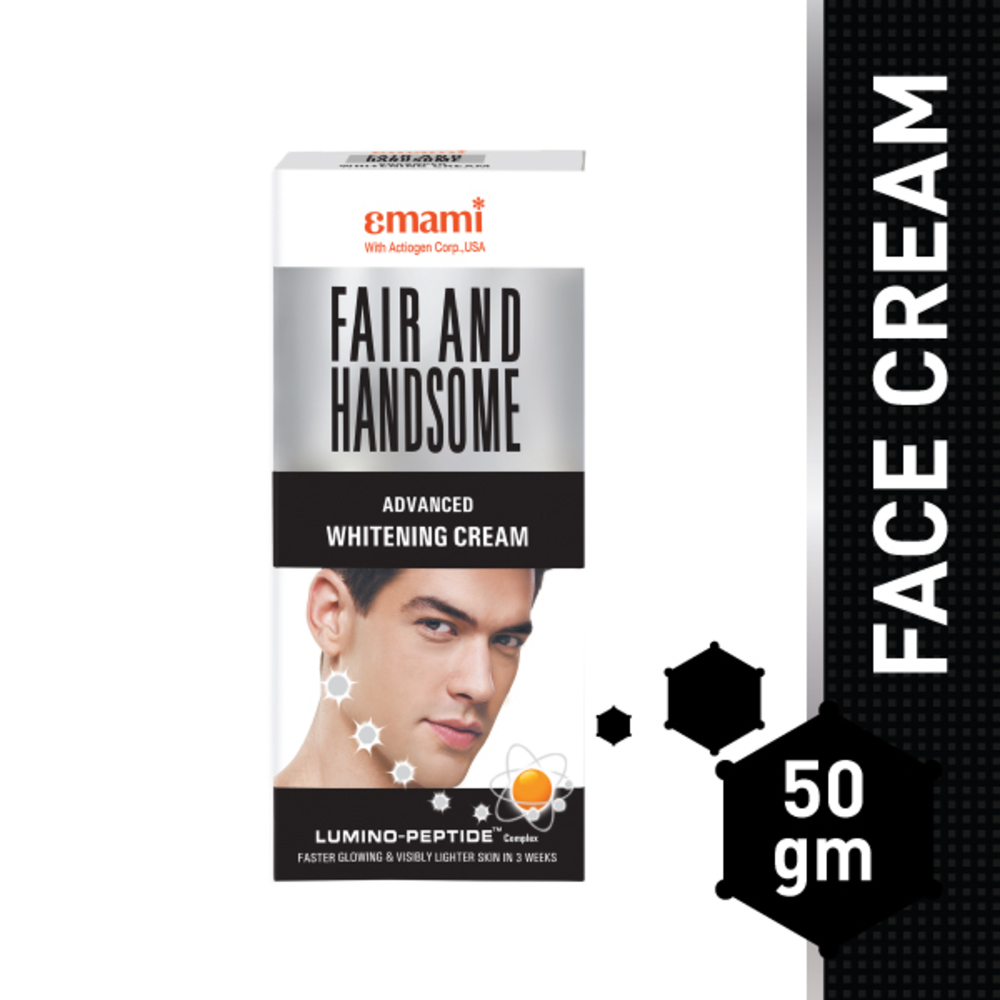 Emami Fair & Handsome Advanced Whitening Face Cream 50G