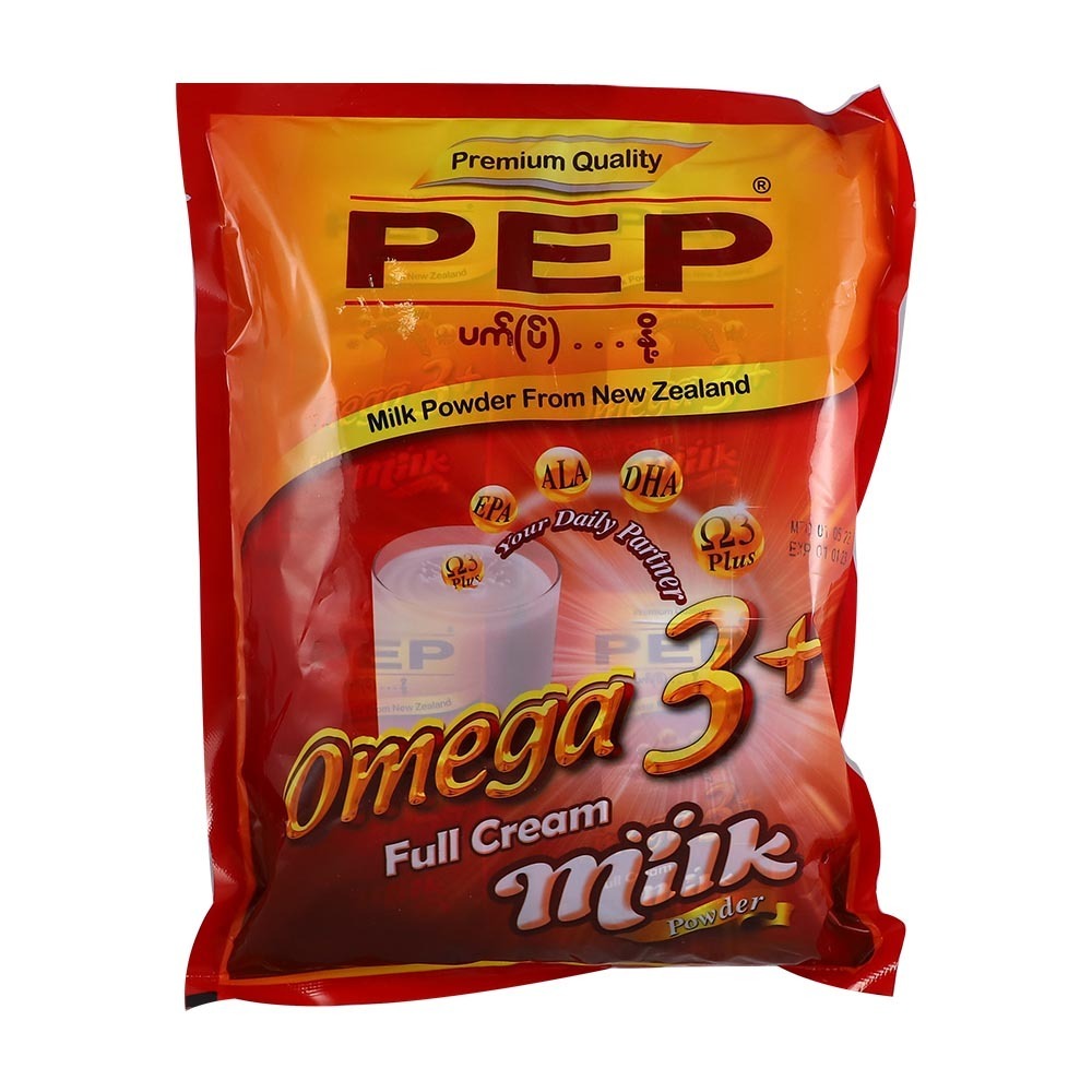 Pep Omega 3+ Full Cream Milk Powder 480G 20Sachets 