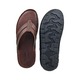 Sin Pauk Men Leather Slipper YS-005 Brown (No-41)