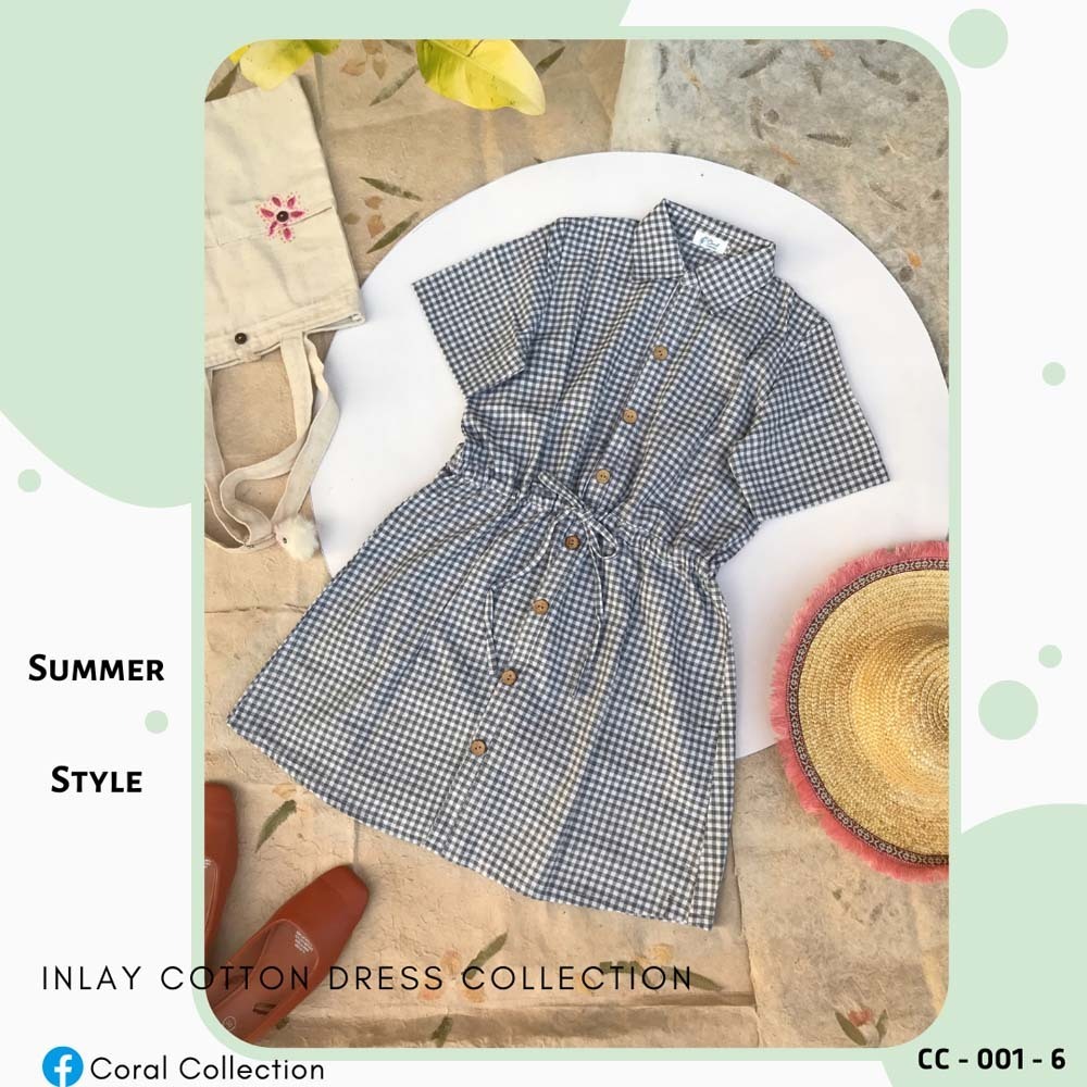 Coral Collection Playful Tone Dress CC-001-6 M