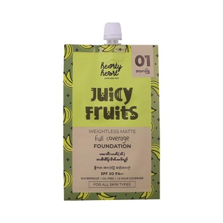 Hearty Heart Juicy Fruits Weightless Matte Full Coverage Foundation SPF 30 PA++ 5G 02