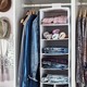 Ikea Stuk Storage With 7 Compartments, White/Grey, 30x30x90 CM003.708.69