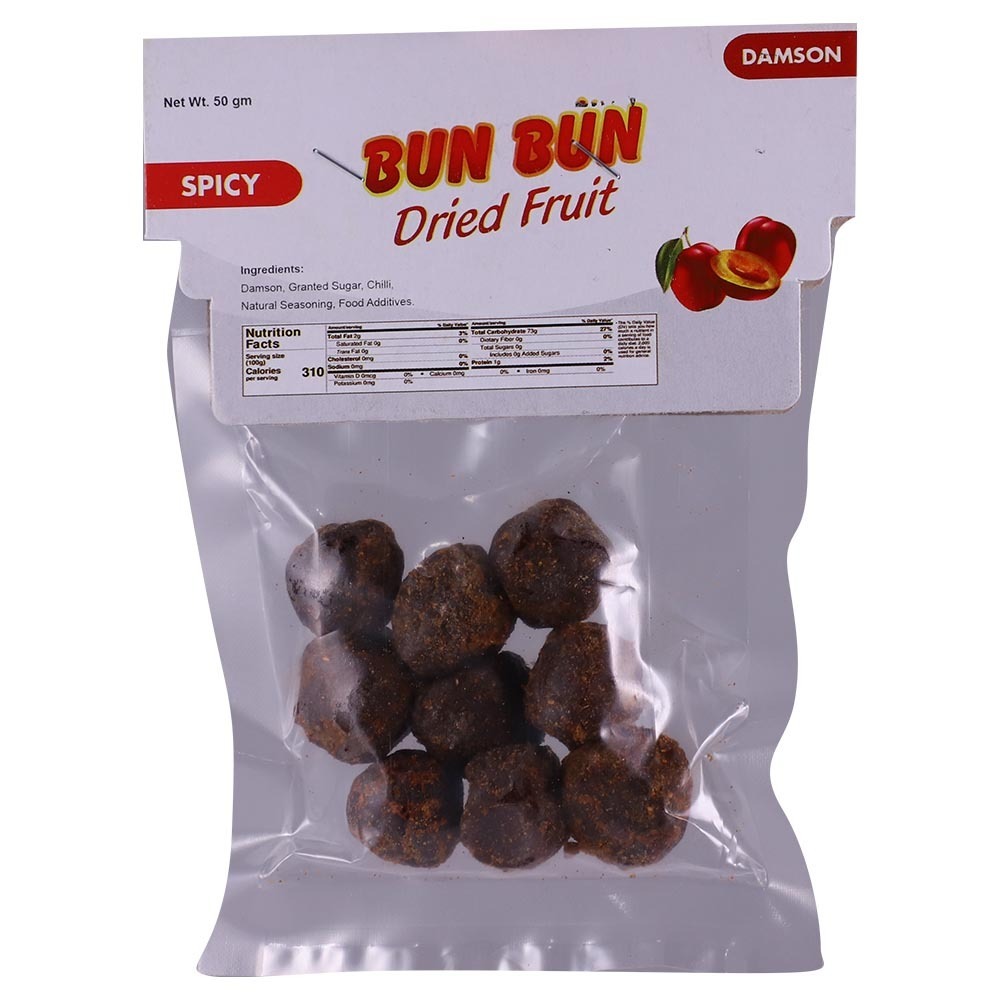 Bun Bun Preserved Damson Spicy 50G