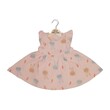Te Te & Ta Ta Girl Short Sleeves Dress Pink 6-9 Months (1Pcs) KDRS-S101