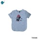 Max & Mia Unisex Printed T-Shirt TO016B Grey (7-8 Years)